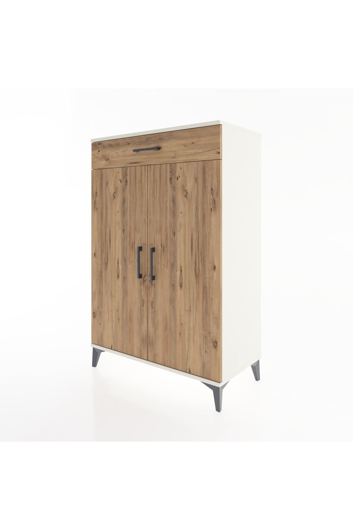 Hyperion Dolap 2 Raflı Tek Çekmeceli 2 Kapaklı 88x44x134 - S51M084V3B