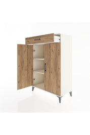 Hyperion Dolap 2 Raflı Tek Çekmeceli 2 Kapaklı 88x44x134 - S51M084V3B