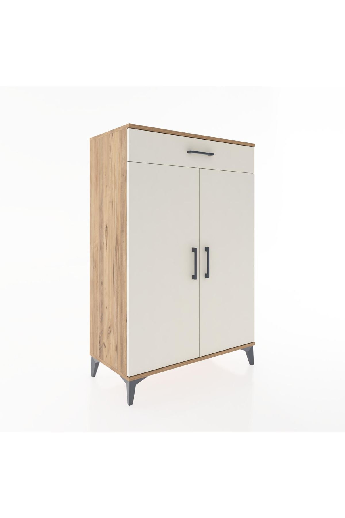 Hyperion Dolap 2 Raflı Tek Çekmeceli 2 Kapaklı 88x44x134 - S51M084V7B