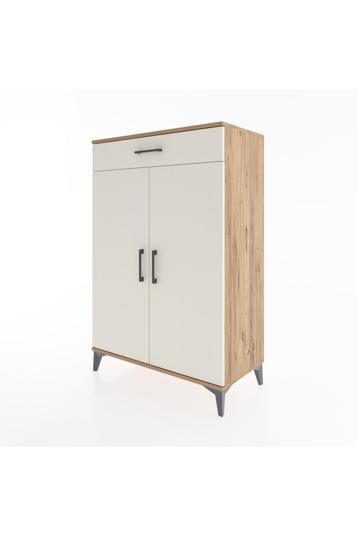 Hyperion Dolap 2 Raflı Tek Çekmeceli 2 Kapaklı 88x44x134 - S51M084V7B