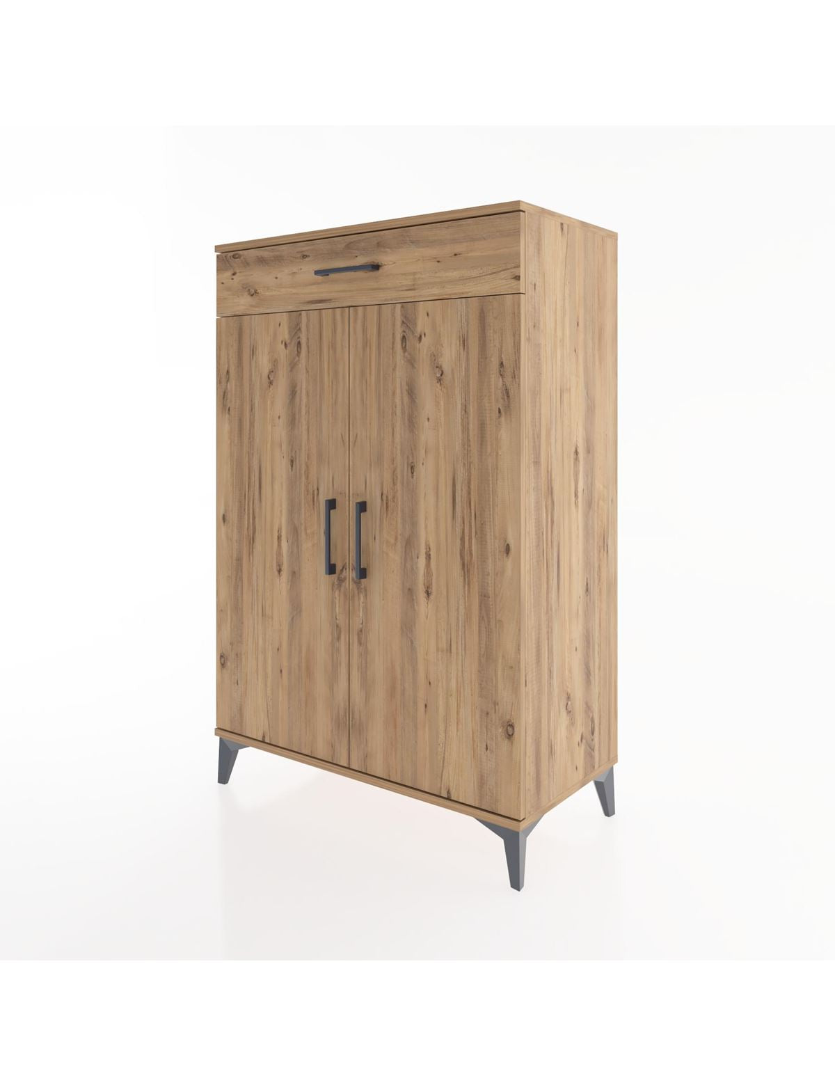 Hyperion Dolap 2 Raflı Tek Çekmeceli 2 Kapaklı 88x44x134 - S51M084V9B