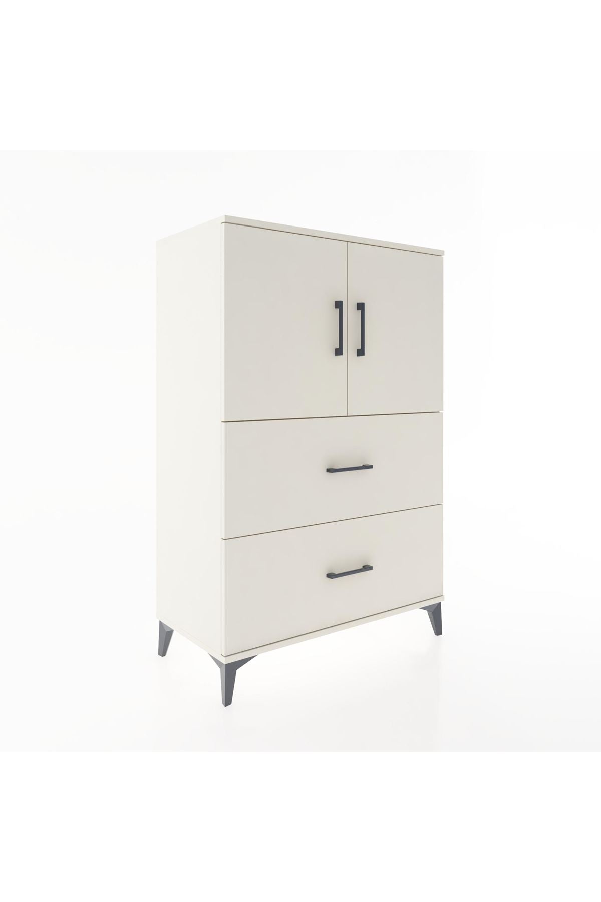 Hyperion Dolap 2 Raflı 2 Çekmeceli 2 Kapaklı 88x44x134 - S51M085V1B