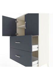 Hyperion Dolap 2 Raflı 2 Çekmeceli 2 Kapaklı 88x44x134 - S51M085V2B