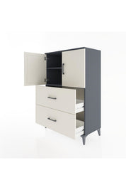 Hyperion Dolap 2 Raflı 2 Çekmeceli 2 Kapaklı 88x44x134 - S51M085V4B