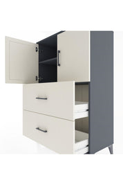 Hyperion Dolap 2 Raflı 2 Çekmeceli 2 Kapaklı 88x44x134 - S51M085V4B