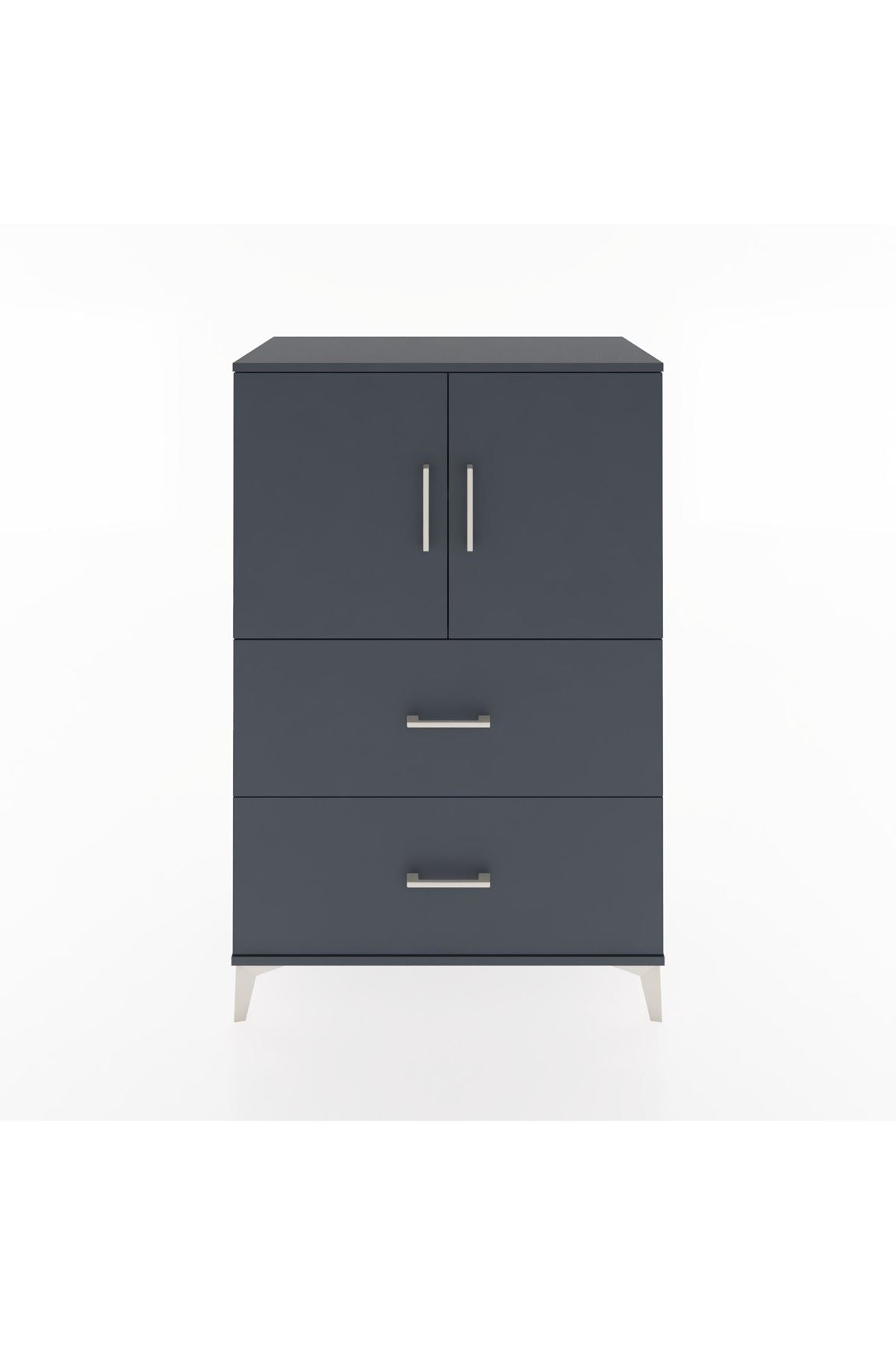 Hyperion Dolap 2 Raflı 2 Çekmeceli 2 Kapaklı 88x44x134 - S51M085V5B