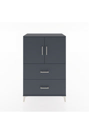 Hyperion Dolap 2 Raflı 2 Çekmeceli 2 Kapaklı 88x44x134 - S51M085V5B