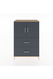 Hyperion Dolap 2 Raflı 2 Çekmeceli 2 Kapaklı 88x44x134 - S51M085V8B