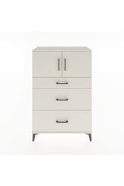 Hyperion Dolap Tek Raflı 3 Çekmeceli 2 Kapaklı 88x44x134 - S51M086V1B
