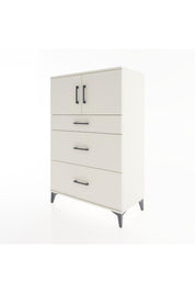 Hyperion Dolap Tek Raflı 3 Çekmeceli 2 Kapaklı 88x44x134 - S51M086V1B