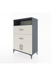 Hyperion Dolap Tek Raflı 2 Çekmeceli 2 Kapaklı 88x44x134 - S51M087V4B