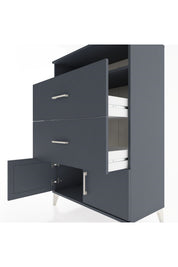 Hyperion Dolap Tek Raflı 2 Çekmeceli 2 Kapaklı 88x44x134 - S51M087V5B
