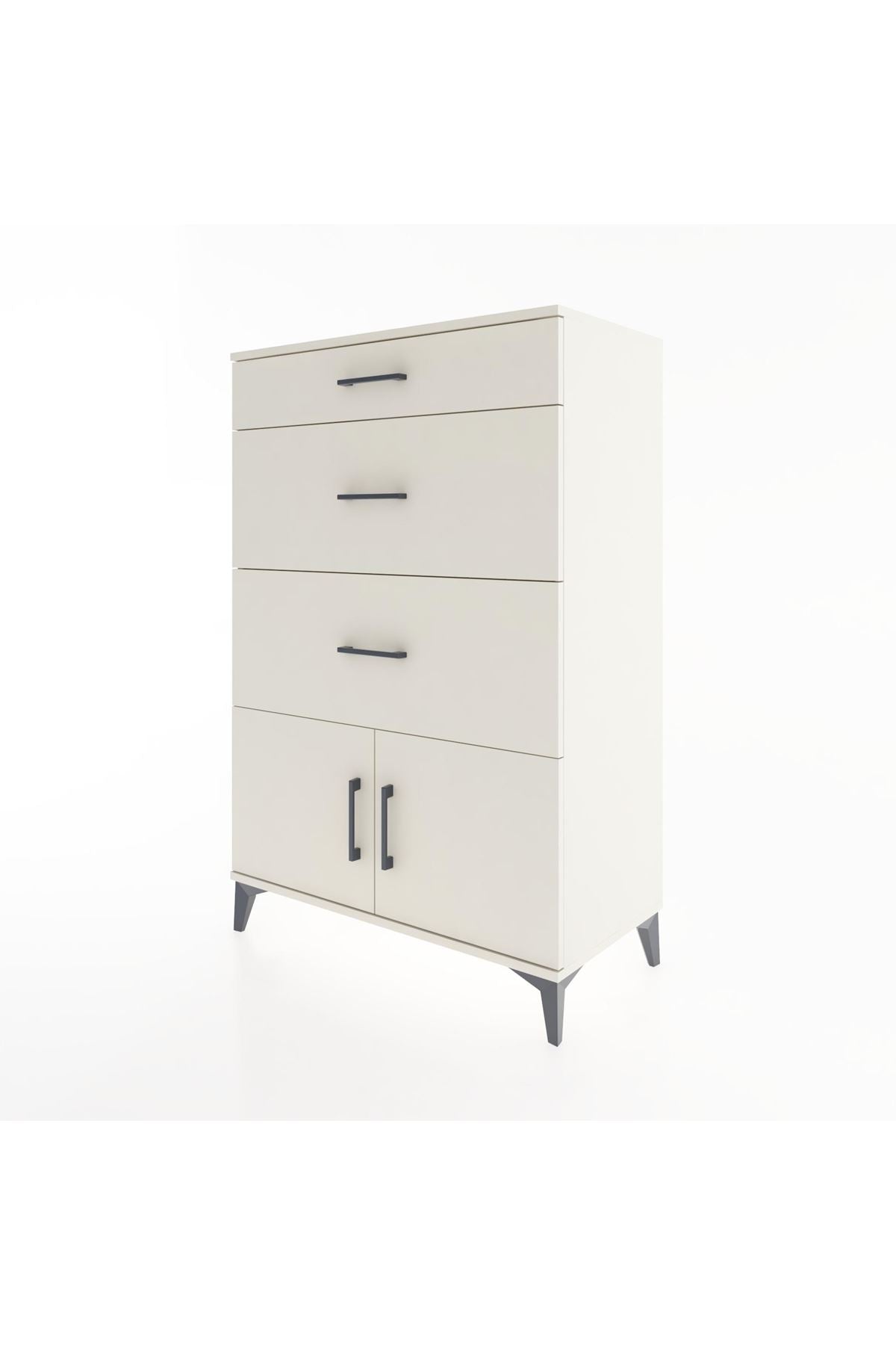 Hyperion Dolap 3 Çekmeceli 2 Kapaklı 88x44x134 - S51M088V1B