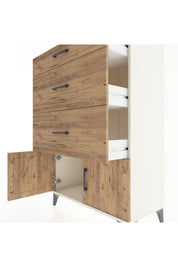 Hyperion Dolap 3 Çekmeceli 2 Kapaklı 88x44x134 - S51M088V3B