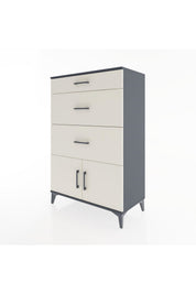 Hyperion Dolap 3 Çekmeceli 2 Kapaklı 88x44x134 - S51M088V4B