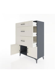 Hyperion Dolap 3 Çekmeceli 2 Kapaklı 88x44x134 - S51M088V4B