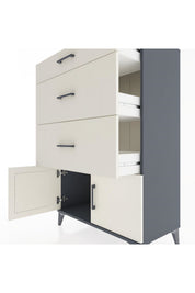 Hyperion Dolap 3 Çekmeceli 2 Kapaklı 88x44x134 - S51M088V4B