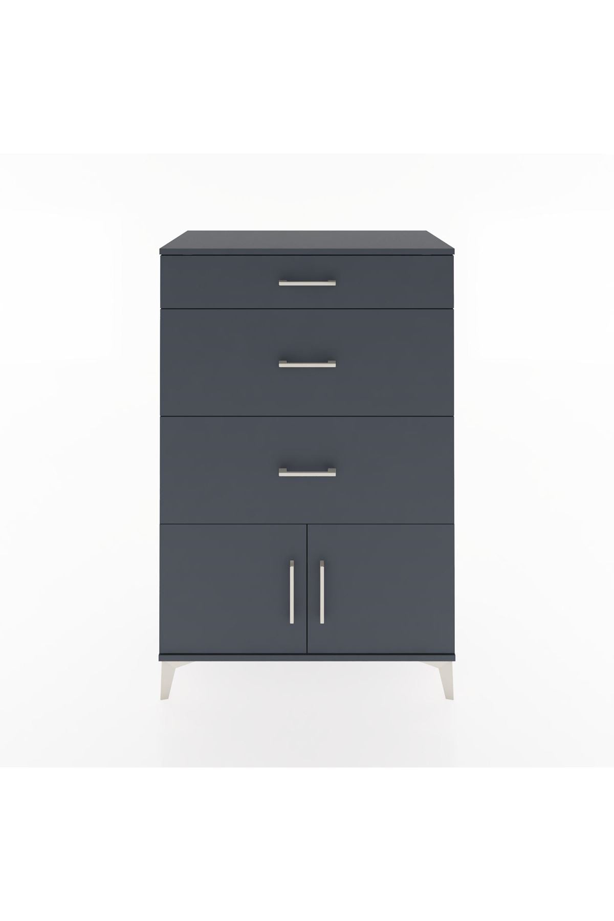 Hyperion Dolap 3 Çekmeceli 2 Kapaklı 88x44x134 - S51M088V5B