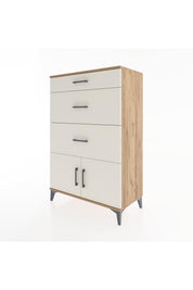 Hyperion Dolap 3 Çekmeceli 2 Kapaklı 88x44x134 - S51M088V7B