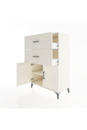 Hyperion Dolap Tek Raflı 2 Çekmeceli 2 Kapaklı 88x44x134 - S51M089V1B