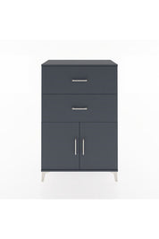 Hyperion Dolap Tek Raflı 2 Çekmeceli 2 Kapaklı 88x44x134 - S51M089V5B