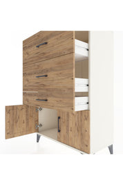 Hyperion Dolap 3 Çekmeceli 2 Kapaklı 88x44x134 - S51M090V3B