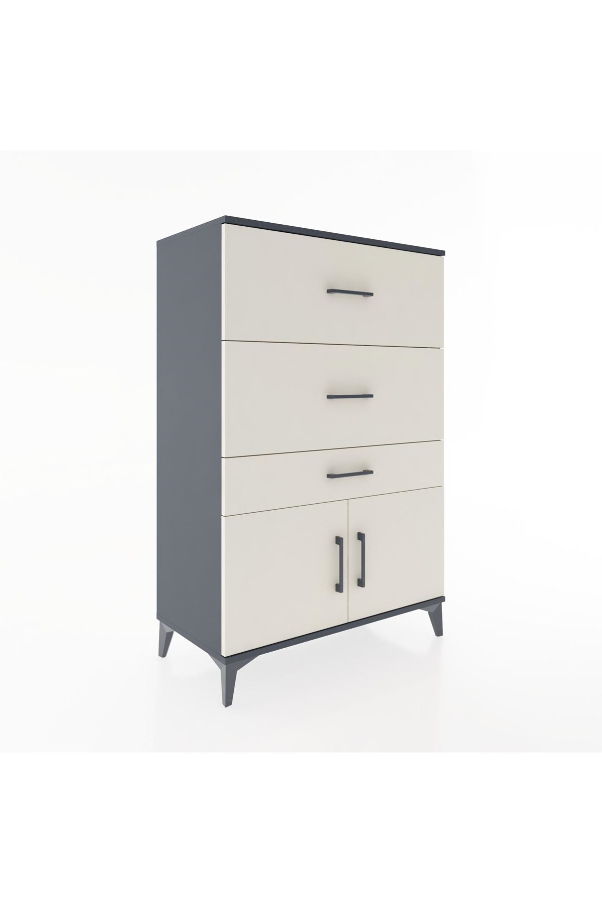 Hyperion Dolap 3 Çekmeceli 2 Kapaklı 88x44x134 - S51M090V4B