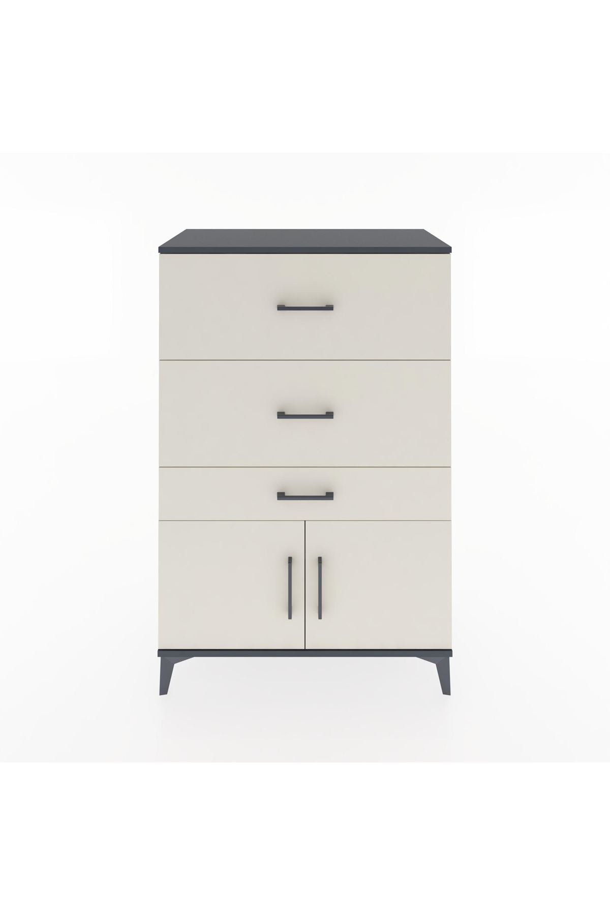 Hyperion Dolap 3 Çekmeceli 2 Kapaklı 88x44x134 - S51M090V4B