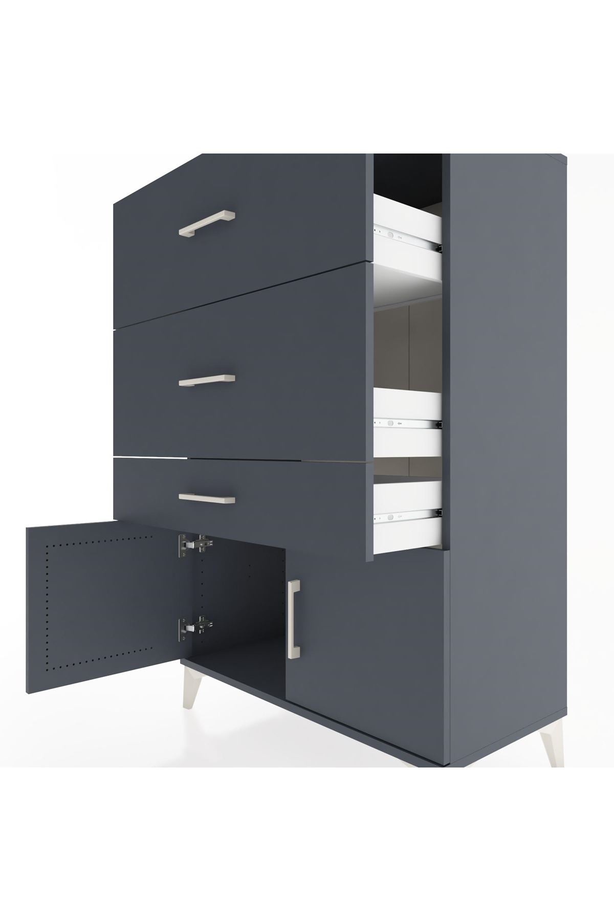 Hyperion Dolap 3 Çekmeceli 2 Kapaklı 88x44x134 - S51M090V5B
