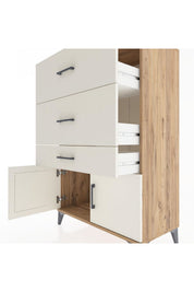 Hyperion Dolap 3 Çekmeceli 2 Kapaklı 88x44x134 - S51M090V7B