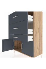 Hyperion Dolap 3 Çekmeceli 2 Kapaklı 88x44x134 - S51M090V8B