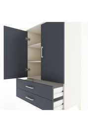 Hyperion Dolap 3 Raflı 2 Çekmeceli 2 Kapaklı 88x44x134 - S51M091V2B