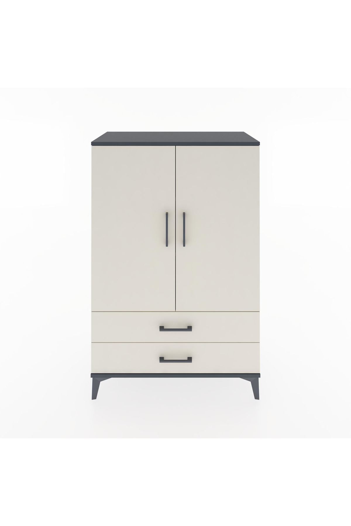 Hyperion Dolap 3 Raflı 2 Çekmeceli 2 Kapaklı 88x44x134 - S51M091V4B