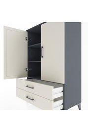 Hyperion Dolap 3 Raflı 2 Çekmeceli 2 Kapaklı 88x44x134 - S51M091V4B