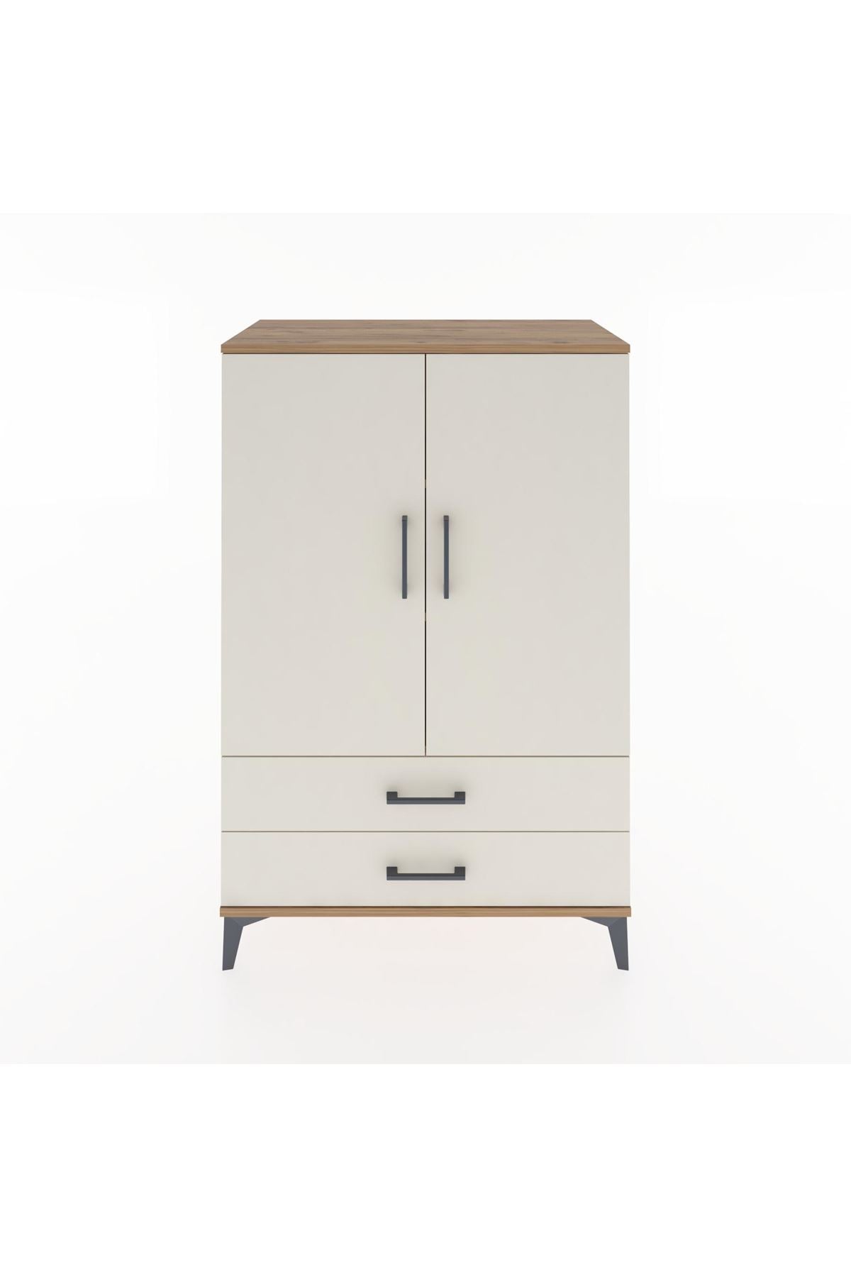 Hyperion Dolap 3 Raflı 2 Çekmeceli 2 Kapaklı 88x44x134 - S51M091V7B