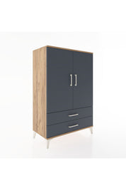 Hyperion Dolap 3 Raflı 2 Çekmeceli 2 Kapaklı 88x44x134 - S51M091V8B