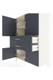Hyperion Dolap 2 Raflı 2 Çekmeceli 4 Kapaklı 88x44x134 - S51M092V2B