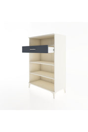 Hyperion Dolap 3 Raflı Tek Çekmeceli 88x44x134 - S51M056V2B