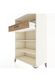 Hyperion Dolap 3 Raflı Tek Çekmeceli 88x44x134 - S51M056V3B