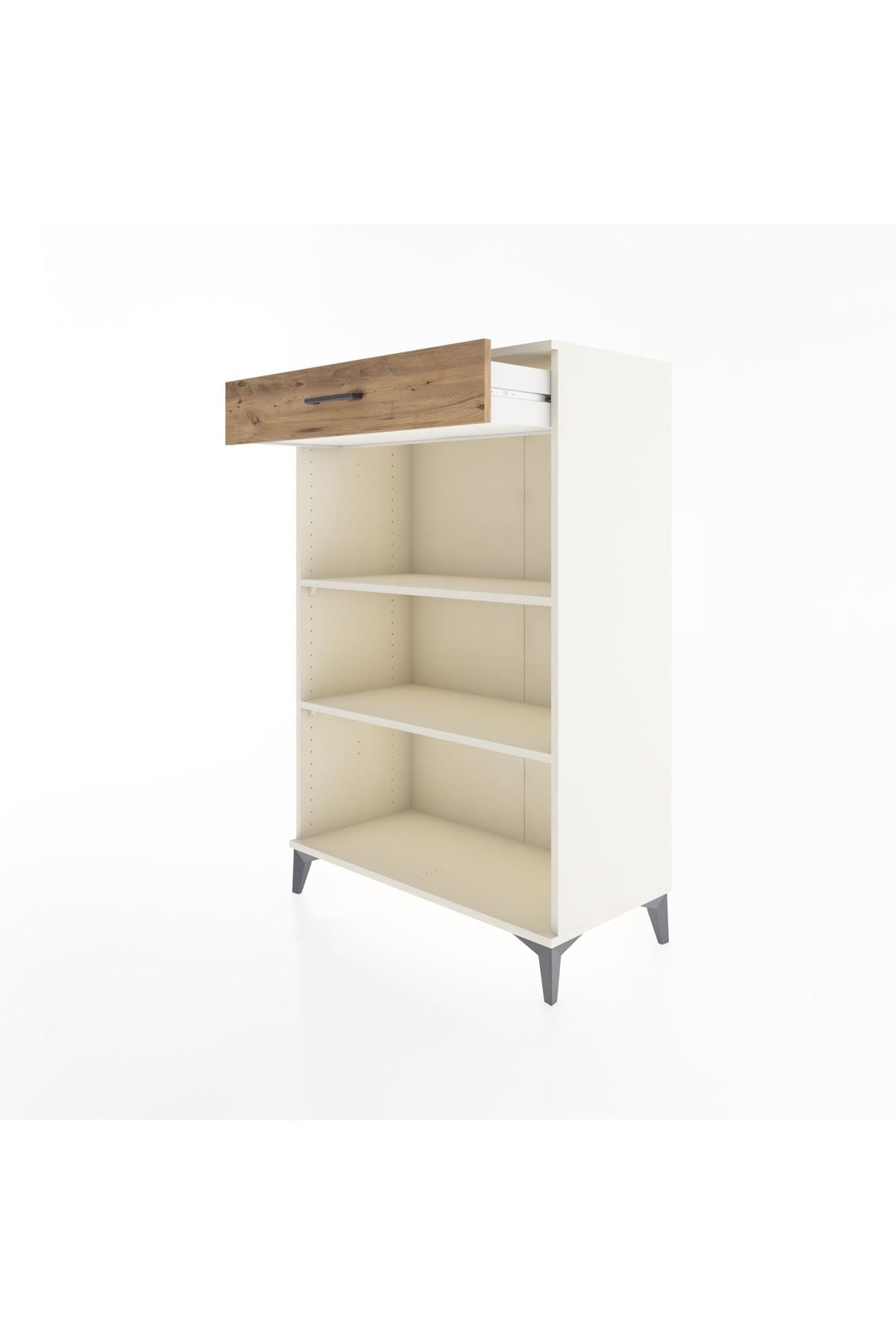 Hyperion Dolap 2 Raflı Tek Çekmeceli 88x44x134 - S51M057V3B