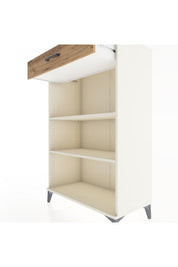 Hyperion Dolap 2 Raflı Tek Çekmeceli 88x44x134 - S51M057V3B
