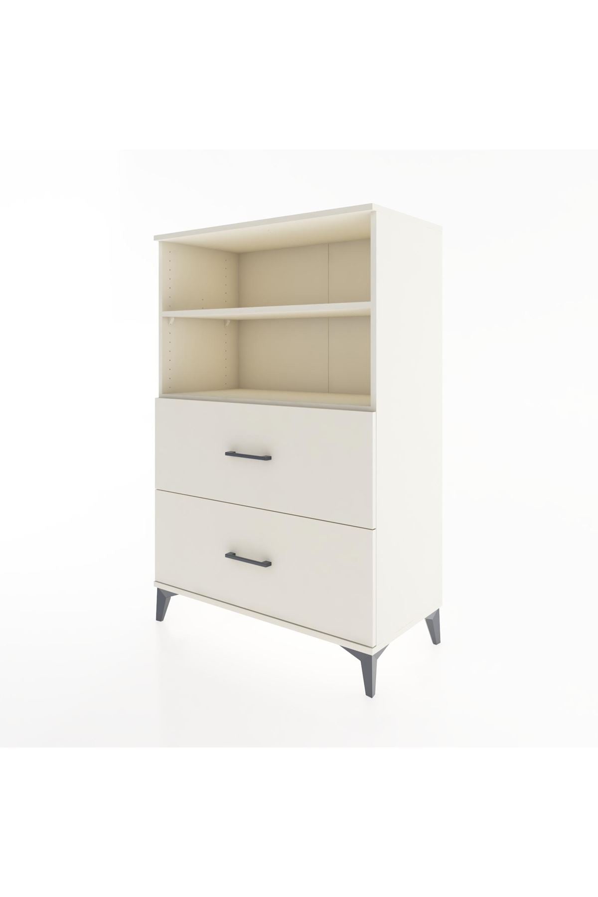Hyperion Dolap 2 Raflı 2 Çekmeceli 88x44x134 - S51M058V1B