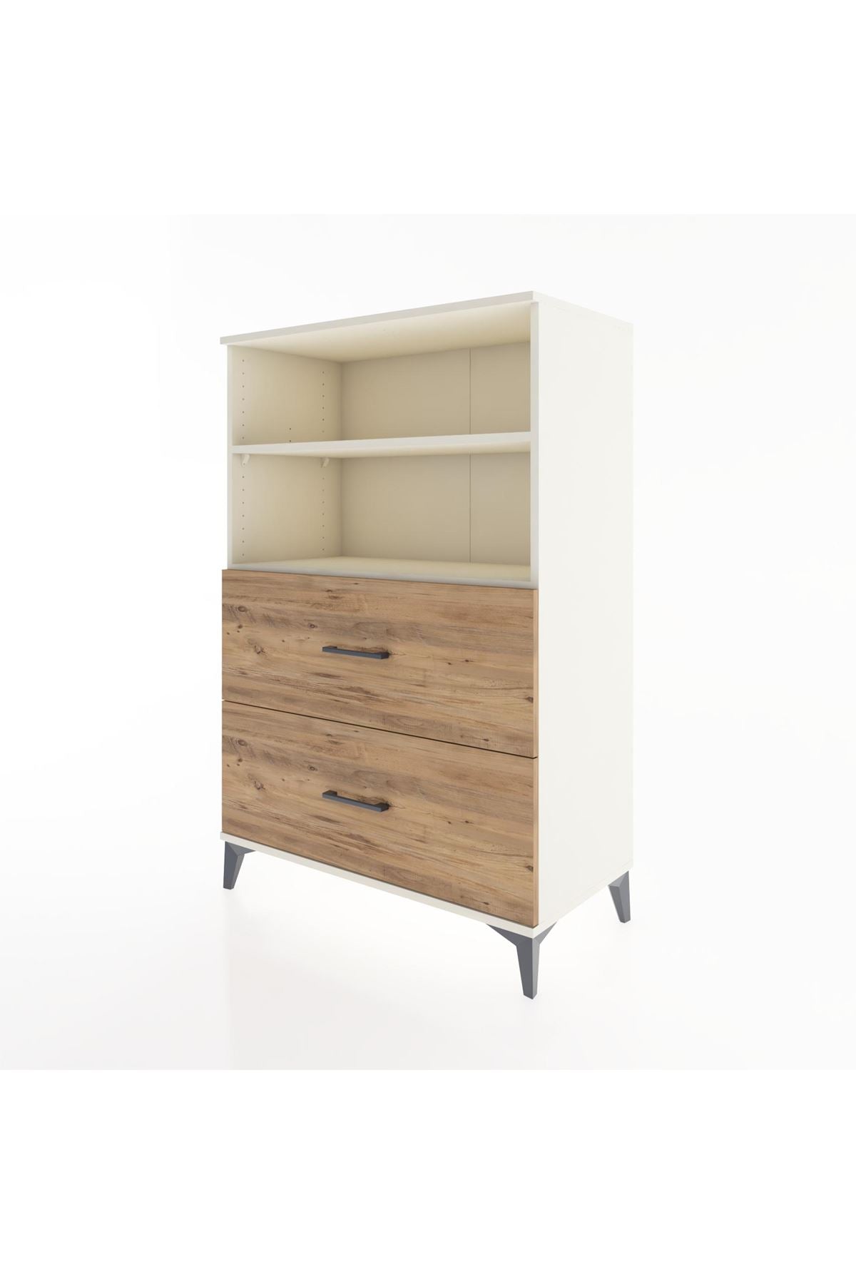 Hyperion Dolap 2 Raflı 2 Çekmeceli 88x44x134 - S51M058V3B