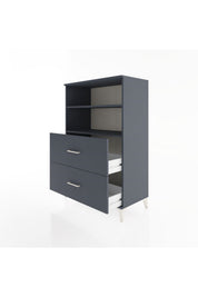 Hyperion Dolap 2 Raflı 2 Çekmeceli 88x44x134 - S51M058V5B