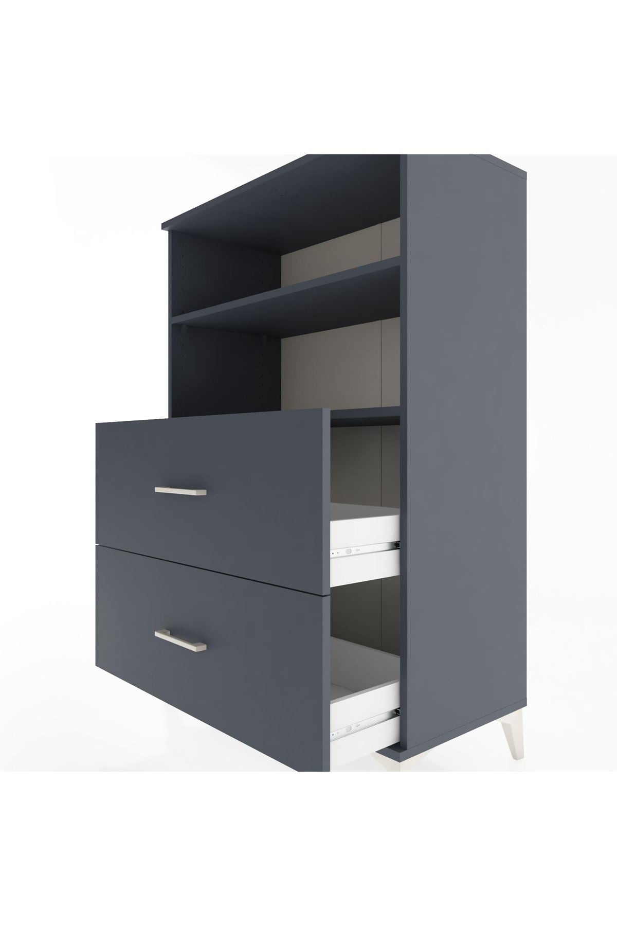 Hyperion Dolap 2 Raflı 2 Çekmeceli 88x44x134 - S51M058V5B