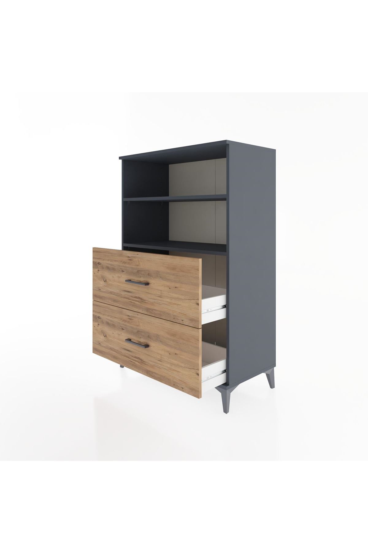 Hyperion Dolap 2 Raflı 2 Çekmeceli 88x44x134 - S51M058V6B