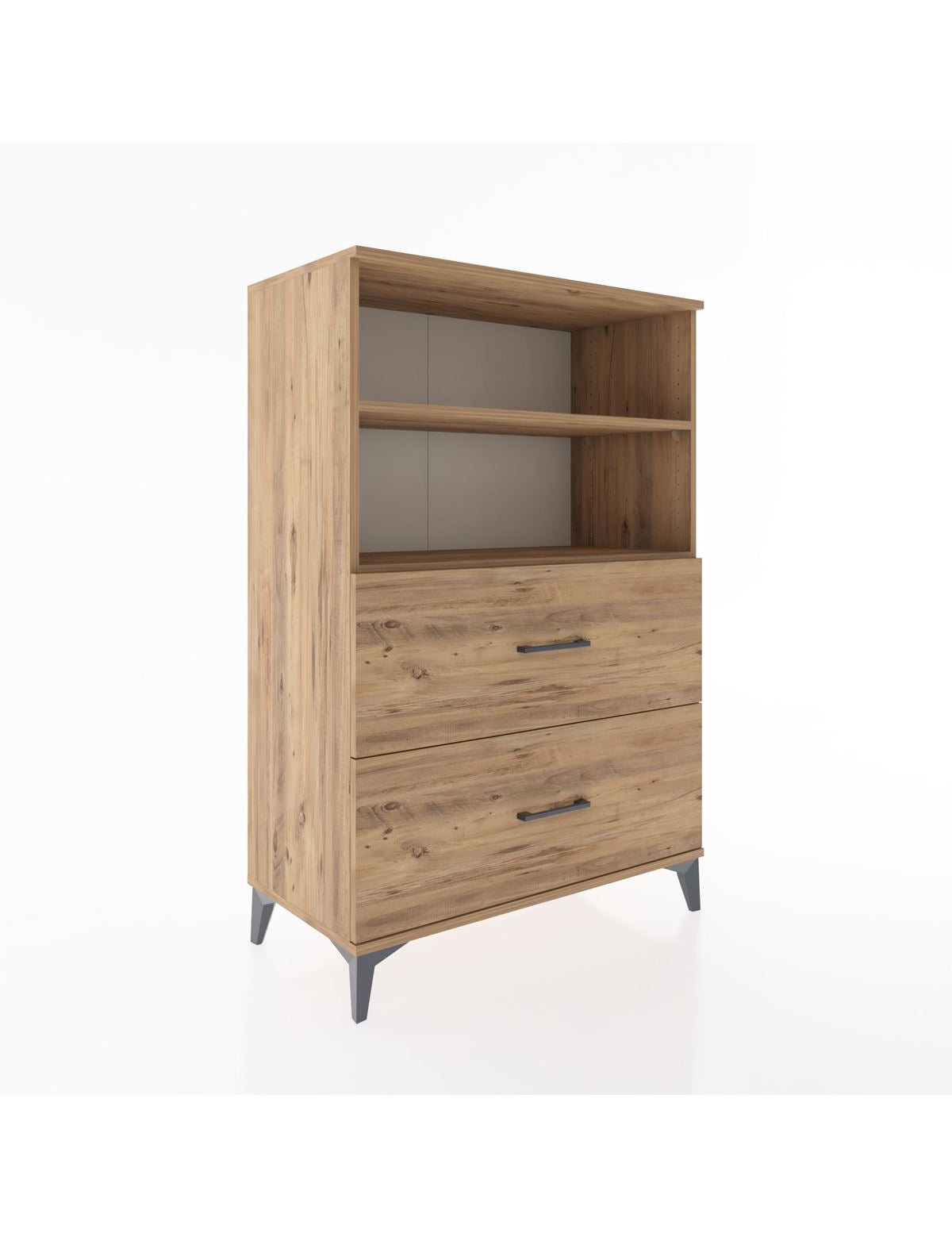 Hyperion Dolap 2 Raflı 2 Çekmeceli 88x44x134 - S51M058V9B