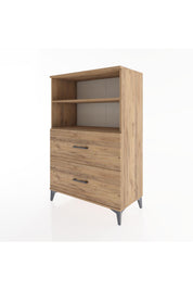 Hyperion Dolap 2 Raflı 2 Çekmeceli 88x44x134 - S51M058V9B