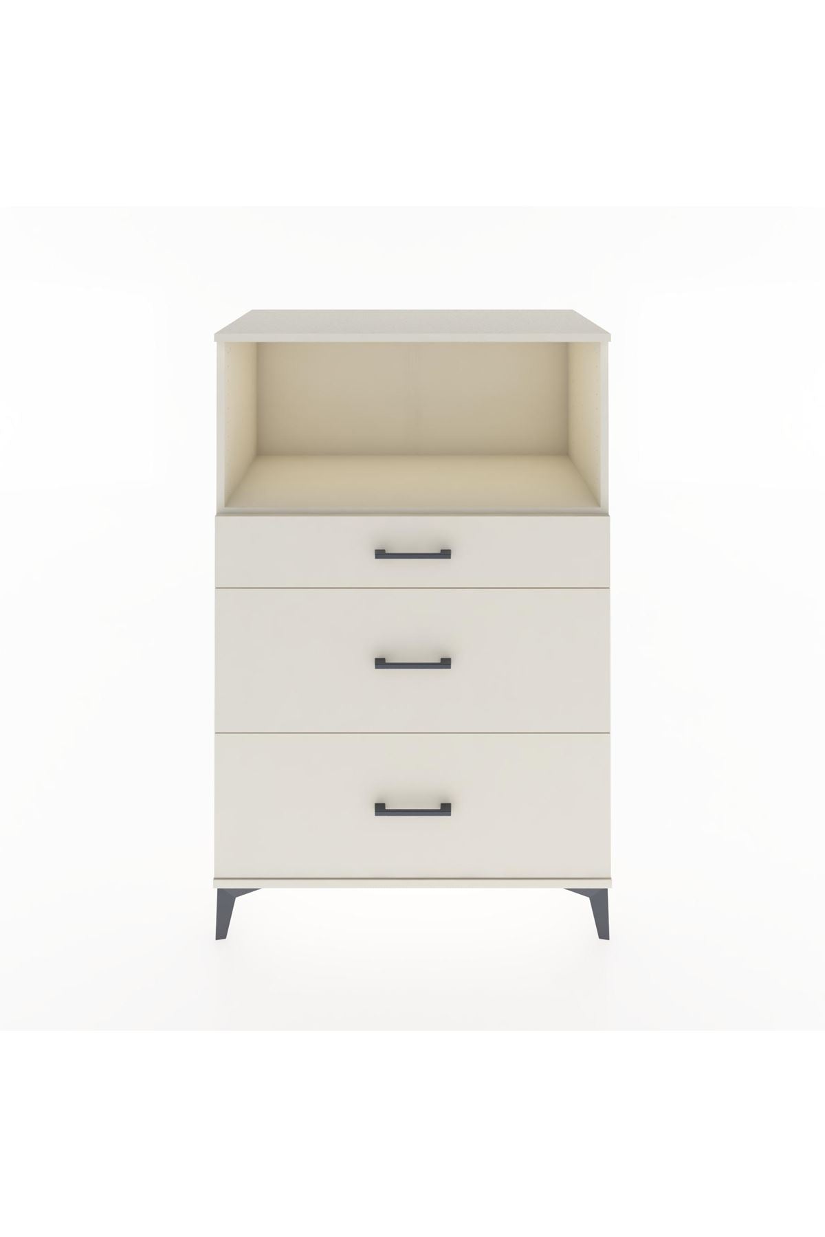 Hyperion Dolap Tek Raflı 3 Çekmeceli 88x44x134 - S51M059V1B