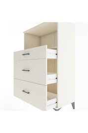 Hyperion Dolap Tek Raflı 3 Çekmeceli 88x44x134 - S51M059V1B